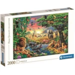 Clementoni - Puzzle 2000 Africké setkání