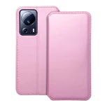 Flipové pouzdro Dual Pocket pro Apple iPhone 15 Plus, světle růžová