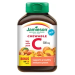 JAMIESON Vitamín C 500 mg tablety na cmúľanie s príchuťou broskyňa 120 tabliet