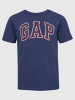 Tmavomodré chlapčenské tričko GAP Logo t-shirt