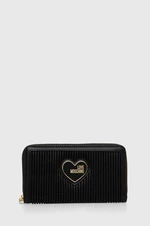 Peněženka Love Moschino černá barva, JC5615PP1GLA1000