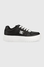 Kožené sneakers boty DC Manteca černá barva, ADJS100156