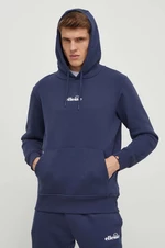 Mikina Ellesse Pershuta OH Hoody pánská, tmavomodrá barva, s kapucí, s potiskem, SHP16466