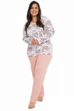 Taro Gardenia 3021 Z24 Dámské pyžamo plus size 3XL ecru