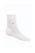 Tommy Hilfiger Ponožky - TH WOMEN 98% COTTON  SOCK 1P biele