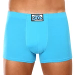Men's boxer shorts Styx classic rubber light blue