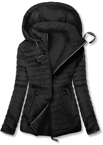 Wendejacke mit Kapuze Schwarz