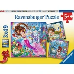 Ravensburger Puzzle Morské víly 3 x 49 dielikov