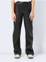 Black Leatherette Trousers Noisy May Andy - Ladies