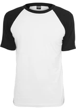 Raglan contrasting t-shirt wht/blk