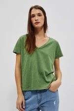 WOMEN'S T-SHIRTS L-TS-4049 OLIVE