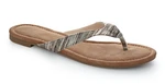 Women's flip-flops LOAP HERBA Brown/Grey