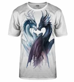 Bittersweet Paris Unisex's Yin And Yang Dragons T-Shirt Tsh Bsp824