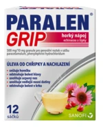 PARALEN Grip Horký nápoj echinacea a šípky 12 sáčků