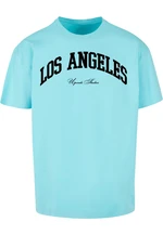 L.A. College Oversize tričko berylblue