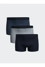 LC Waikiki Standard Mold Flexible Fabric Men's Boxer 3-Piece