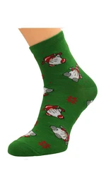 Bratex 2988 X-Mass Socks Women's 36-41 green d-984