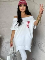 White tunic By o la la axp0784. R01