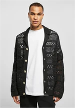 Crochet Cardigan Black