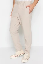 Trendyol Stone Regular Fit Gabardine Trousers