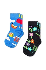 Dětské ponožky Happy Socks Kids 2-Pack Cloudy Fruit Socks 2-pack modrá barva, P001473