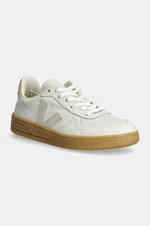 Kožené sneakers boty Veja V-10 bílá barva, VX0203665A