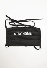 Stay Home Face Mask Black