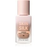 Makeup Revolution Skin Silk Serum Foundation ľahký make-up s rozjasňujúcim účinkom odtieň F8 23 ml