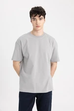 DEFACTO Boxy Fit Crew Neck Short Sleeve Basic T-Shirt