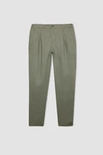 DEFACTO Crop Double Leg Linen Trousers