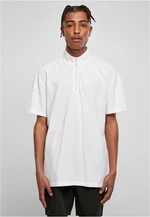 Zip Pique Tee Boxes White