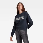 G-STAR Sweatshirt - Heavy sherland sweat r dark blue