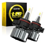 AUXITO 2x H16 5202 PSX24W LED Bulb Fog Lamps Car Driving Running Light Front Foglamp for Kia VW BMW Chevrolet Dodge Ford Subaru