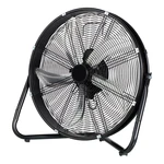 20 inch High Velocity Drum Fan with Wall Mount, Black