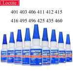 Super Glue Loctite 401 403 406 408 414 415 416 495 496 460 424 435 Instant Dry Glue Repair Adhesive 402 498 425 407 431 444 20g