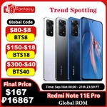 Global ROM Xiaomi Redmi Note 11E Pro 5G 11 E Pro 128GB/256GB Snapdragon 695 108MP Camera 5000mAh 120Hz AMOLED