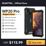 Oukitel WP20 Pro Rugged Smartphone 5.93" 4GB+64GB 6300mAh Octa Core Mobile phone 20MP Cell phone NFC