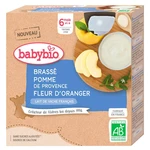 BABYBIO Brassé jablko pomerančový květ 4x85 g