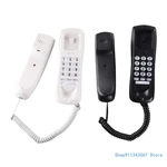 Wall Phone Fixed Landline Wall Telephones with Speed Dial and Memory Buttons Mute, Pause, and Redial Drop shipping