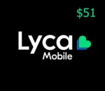 Lyca Mobile Special $51 Mobile Top-up US