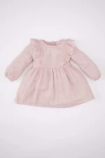 DEFACTO Baby Girl Long Sleeve Muslin Dress