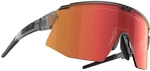 Bliz Breeze 52302-84 Transparent Dark Grey/Brown w Red Multi plus Spare Lens Orange Kerékpáros szemüveg