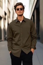 Trendyol Limited Edition Khaki Gabardine Comfortable Fit Limited Edition Shirt Jacket