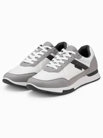 Ombre Men's mesh sneaker shoes - grey