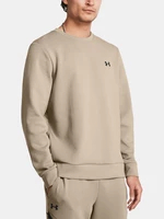 Under Armour Sweatshirt UA Unstoppable Flc Crew-BRN - Mens