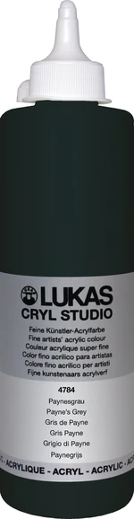 Lukas Cryl Studio Acrylic Paint 500 ml Payne's Grey Pintura acrílica