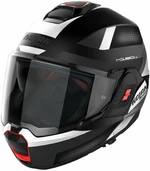 Nolan N120-1 Subway N-Com Flat Black White XL Kask