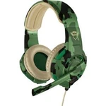 Trust GXT310C Radius Jungle Camo herní headset na kabel na uši, jack 3,5 mm, maskáčová