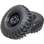 Kompletní kola Mud Terrain Absima 2500034 pro Crawler, 110 mm, 1:10, 2 ks, černá