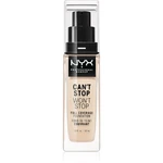 NYX Professional Makeup Can't Stop Won't Stop Full Coverage Foundation vysoce krycí make-up odstín 1.3 Light Porcelain 30 ml